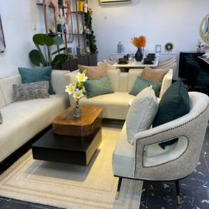 Lynn Sofa & Ayla Chairs Set ( 3+2+1+1)
