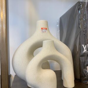 2-In-1 White Nordic Vase