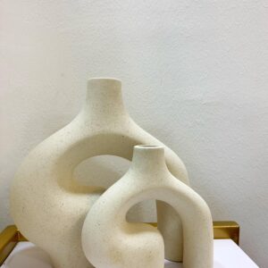2-In-1 White Nordic Vase
