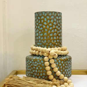 Blue Calabash-Shaped Vase